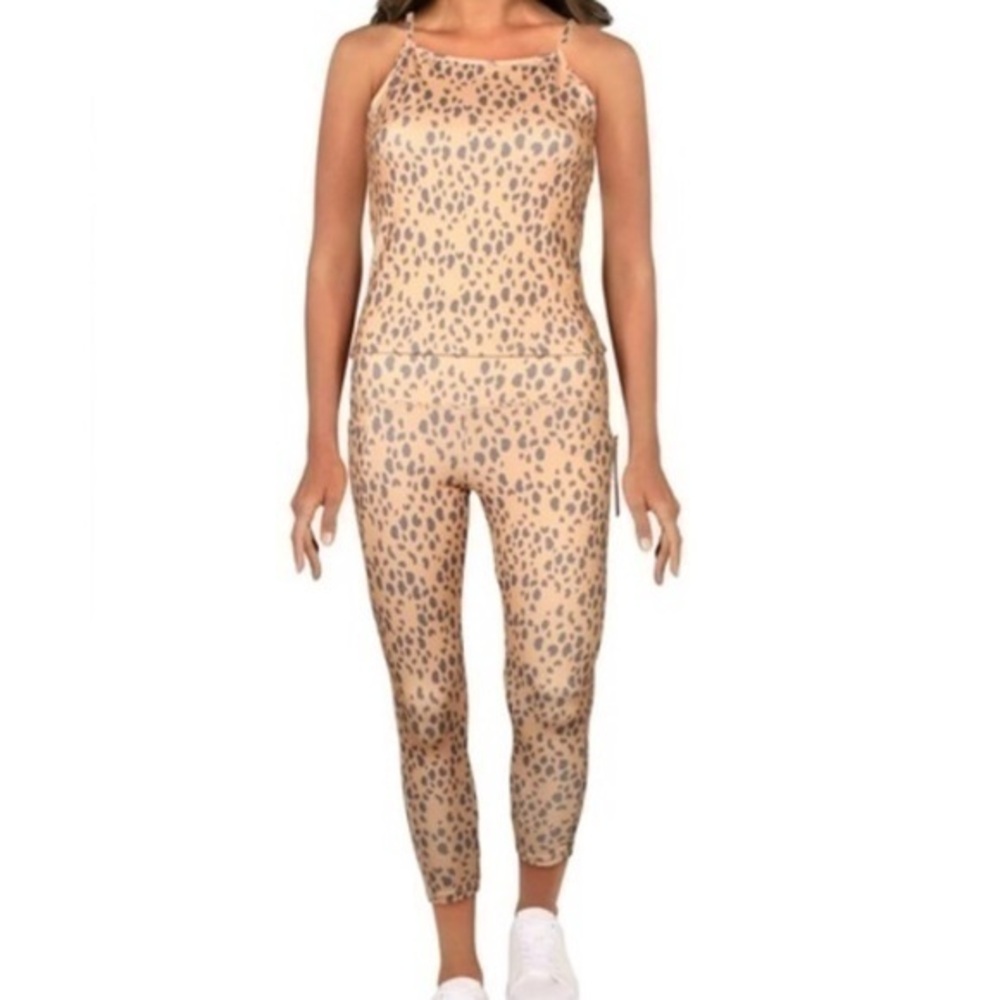 CATHERINE MALANDRINO XL Women’s 2-Piece Activewear Set Top Leggings